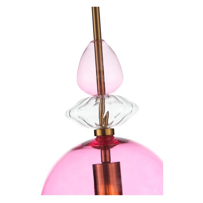 Подвесной светильник   Illuvio с плафоном розового цвета - купить Подвесные светильники по цене 9180.0