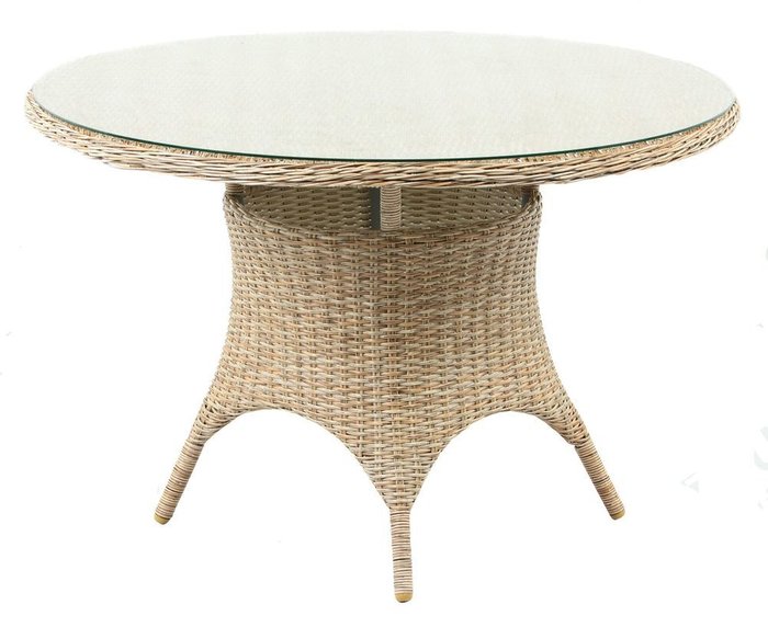 Плетёный стол Riccione из искусственного ротанга