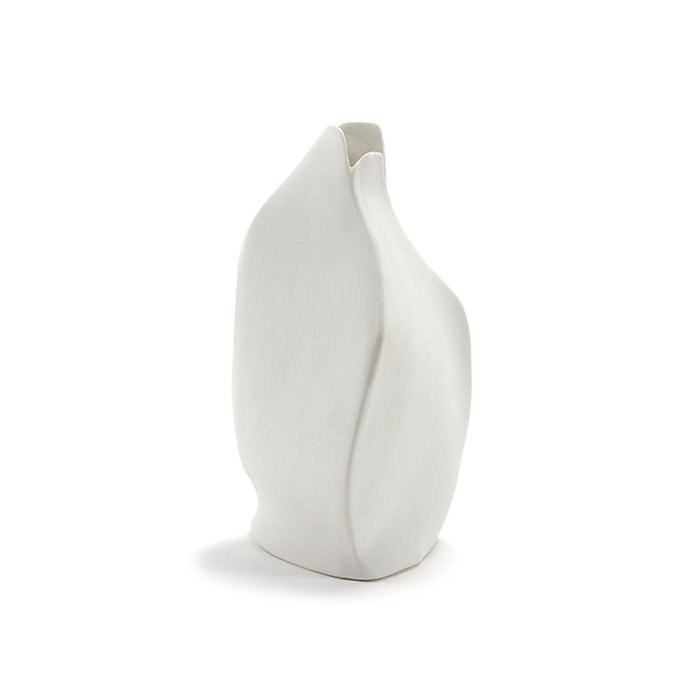 Фарфоровая ваза Roos белого цвета