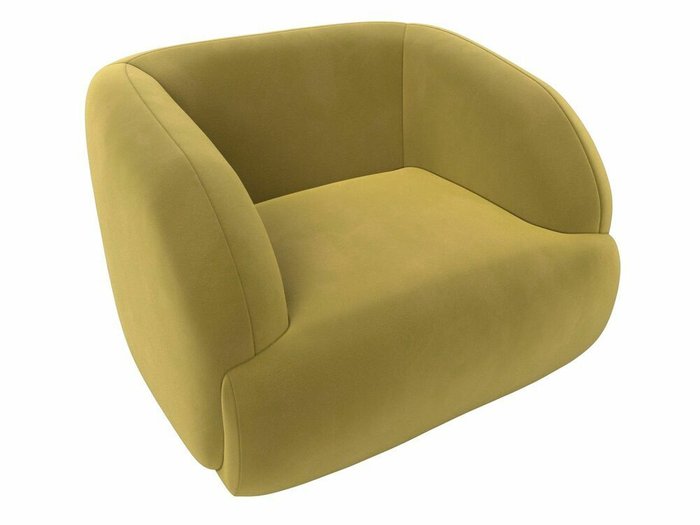 Кресло Лига 041 желтого цвета - лучшие Интерьерные кресла в INMYROOM