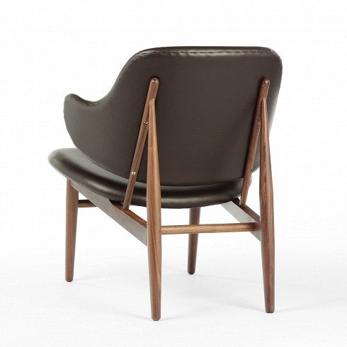 Кресло Kofod шоколодно-коричневое - лучшие Интерьерные кресла в INMYROOM