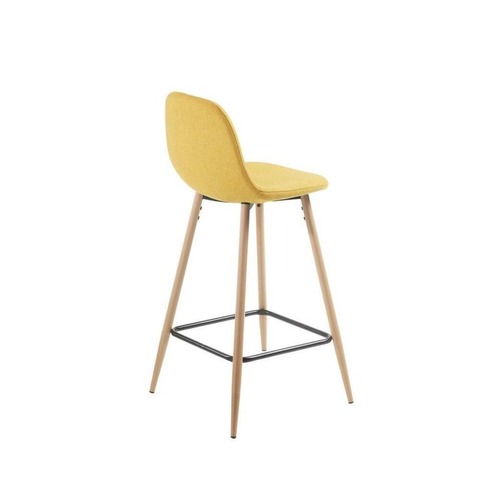 Полубарный стул Nilson желтого цвета - лучшие Барные стулья в INMYROOM