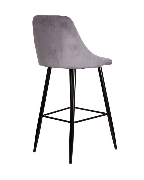 Стул барный Megan светло-серого цвета - лучшие Барные стулья в INMYROOM