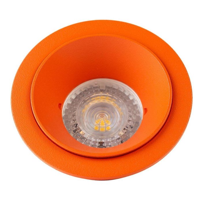 Встраиваемый светильник оранжевого цвета - купить Встраиваемые споты по цене 1739.0