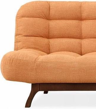 Диван прямой Вилсон Молли оранжевого цвета - купить Прямые диваны по цене 31450.0