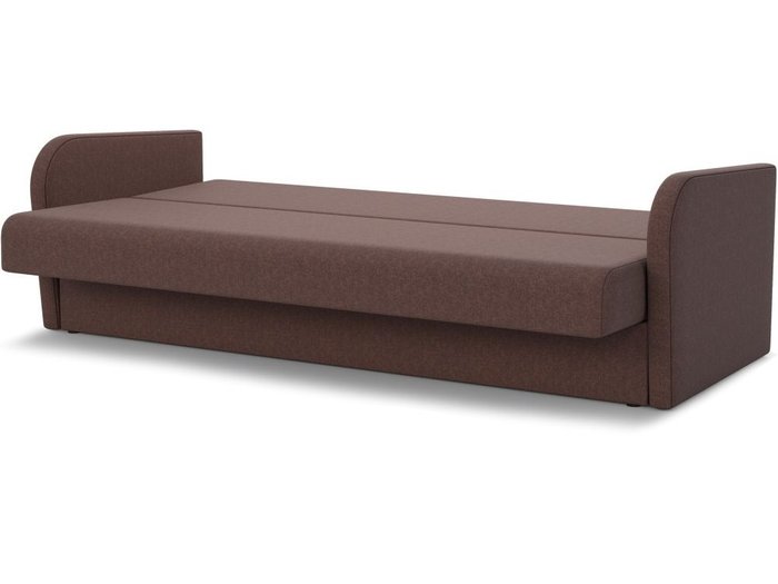 Диван-кровать Аква коричневого цвета - купить Прямые диваны по цене 23265.0