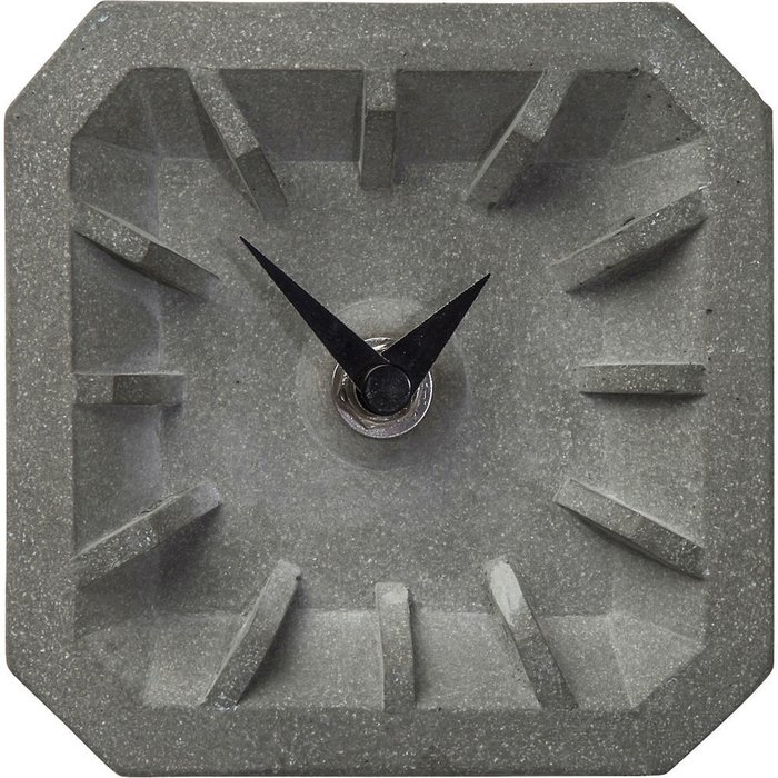 Часы настенные Concrete серого цвета