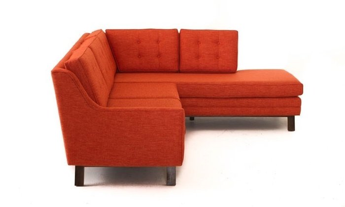 Модульный угловой диван оранжевого цвета - лучшие Угловые диваны в INMYROOM