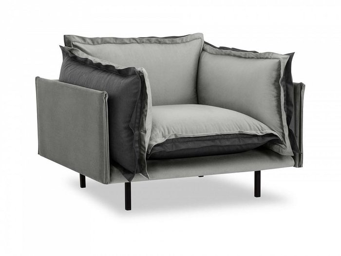Кресло Barcelona серого цвета - купить Интерьерные кресла по цене 85600.0