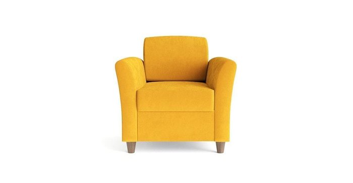 Кресло Катарина желтого цвета - купить Интерьерные кресла по цене 19115.0
