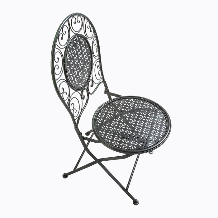 Складной стул «Монсо» (черный антик) - купить Садовые стулья по цене 5700.0