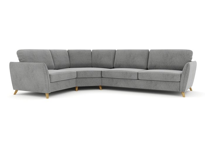 Угловой диван Копенгаген серого цвета - лучшие Угловые диваны в INMYROOM