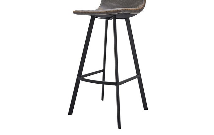 Полубарный стул серого цвета - лучшие Барные стулья в INMYROOM