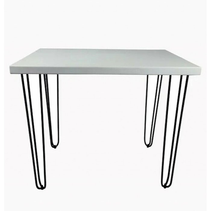 Стол обеденный Loft 120х70 со столешницей белого цвета - купить Обеденные столы по цене 17201.0