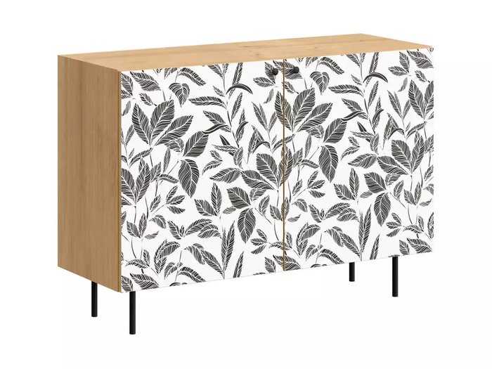 Комод Frida с принтом Floral на металлических ножках - купить Комоды по цене 32992.0