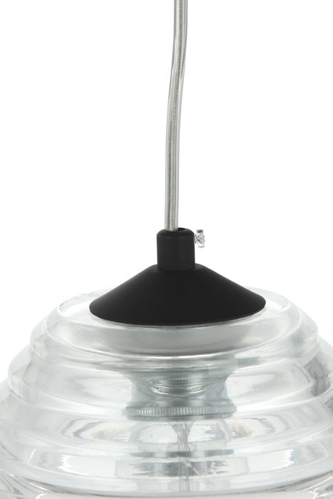 Подвесной светильник Pressed Glass Bowl прозрачный - лучшие Подвесные светильники в INMYROOM