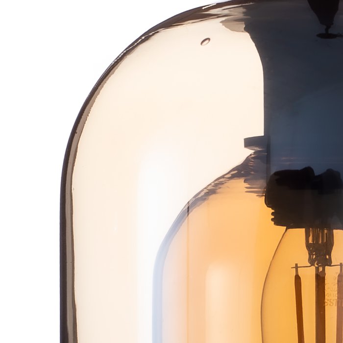 Светильник подвесной Paio черно-янтарного цвета - лучшие Подвесные светильники в INMYROOM