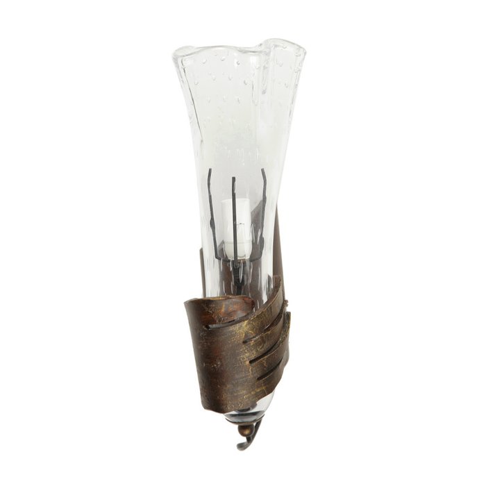 Настенный светильник MM Lampadari с плафоном из муранского стекла