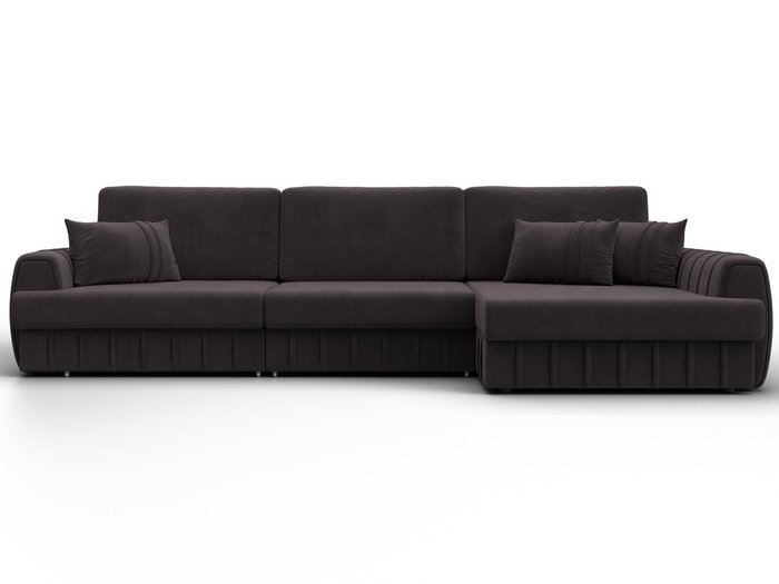 Угловой диван кровать Лига-057 L Лонг коричневого цвета правый - купить Угловые диваны по цене 106990 Угловой диван кровать Лига-057 L Лонг коричневого цвета правый - купить Угловые диваны по цене 106990