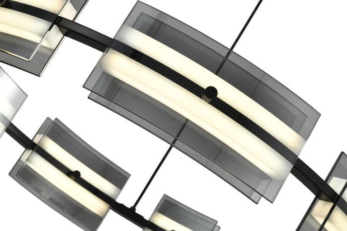 Люстра ZORTES LOFT ZRS.1802.60 Мощность-36Вт Тип лампы: Встроенный  Встроенный LED - лучшие Подвесные люстры в INMYROOM