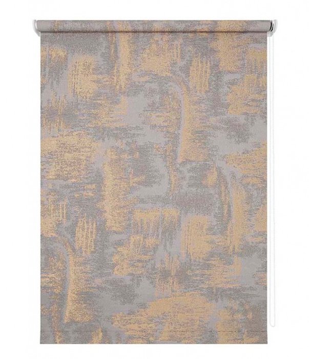 Рулонная штора Марко 90х175 серо-бежевого цвета