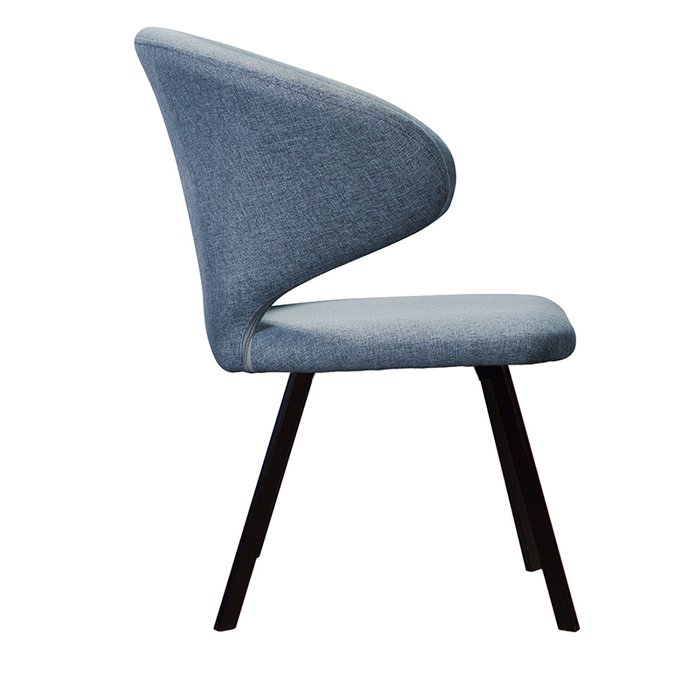 Кресло Askold Arki Сканди Блю Арт синего цвета - лучшие Интерьерные кресла в INMYROOM
