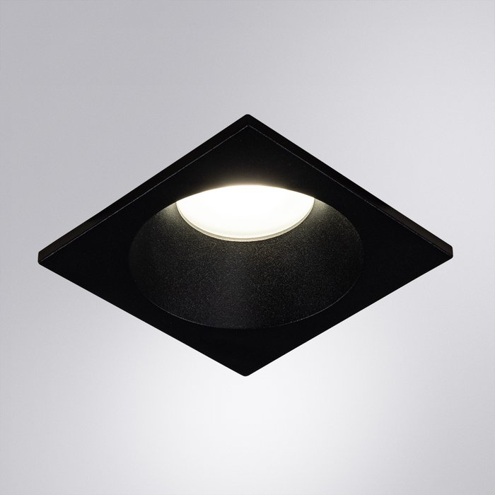 Точечный встраиваемый светильник ARTE LAMP A2868PL-1BK - купить Встраиваемые споты по цене 740.0