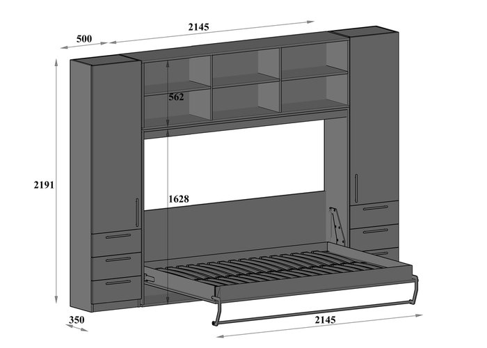 Комплект мебели Strada 140х200 белого цвета - лучшие Спальные гарнитуры в INMYROOM