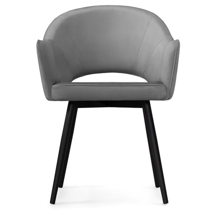 Стул с подлокотниками Ойстер серого цвета - купить Обеденные стулья по цене 8590.0