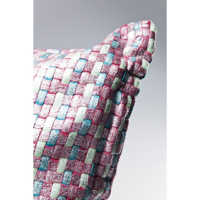 Подушка Shimmery Rainbow 50х50 фиолетового цвета - купить Декоративные подушки по цене 4907.0