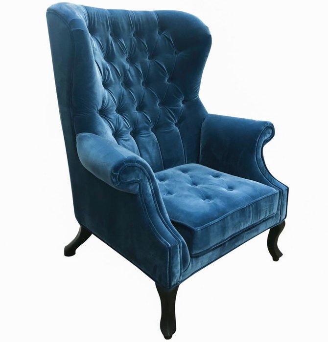 Кресло Poly синего цвета - купить Интерьерные кресла по цене 94120.0