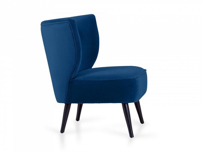 Кресло Modica темно-синего цвета  - лучшие Интерьерные кресла в INMYROOM