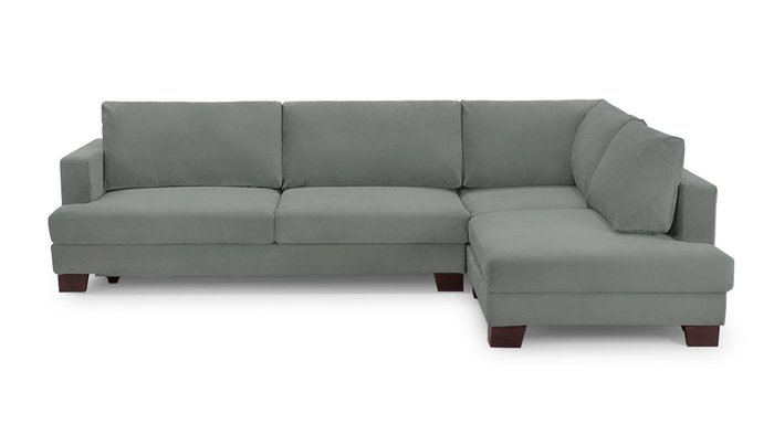 Угловой диван-кровать Марсель серого цвета - лучшие Угловые диваны в INMYROOM