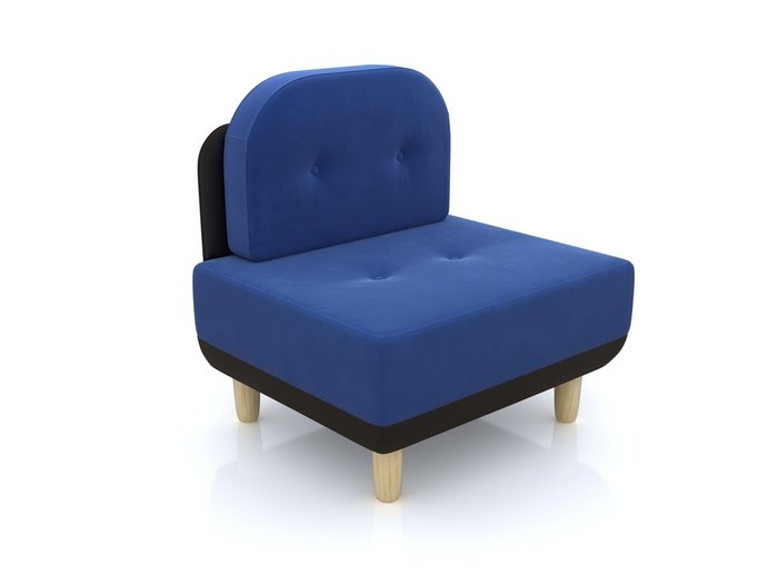 Кресло Торли синего цвета