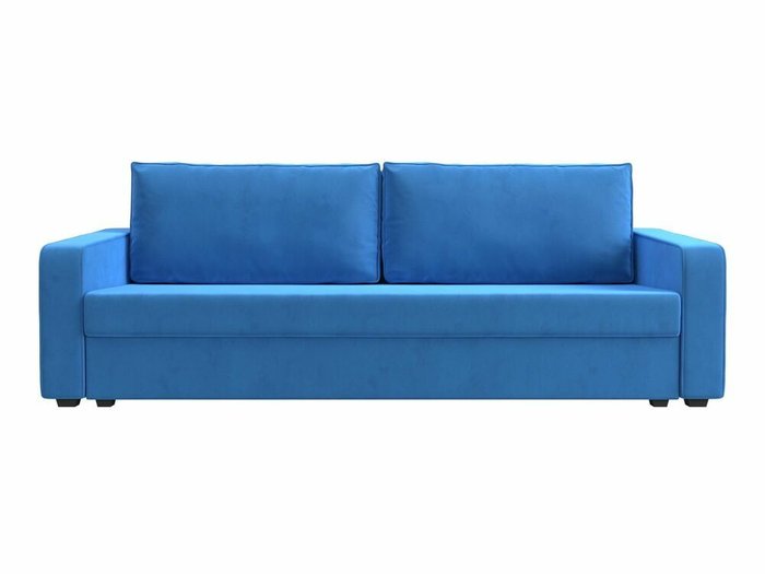 Диван-кровать Лига 009 темно-голубого цвета  - купить Прямые диваны по цене 28999.0