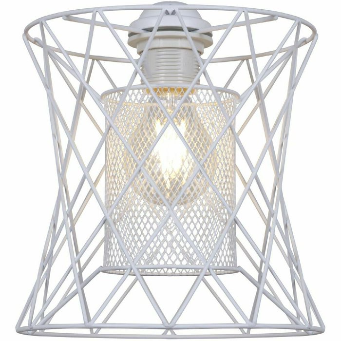 Подвесной светильник 70071-3.4-01 WH+BK (металл, цвет белый) - лучшие Подвесные светильники в INMYROOM
