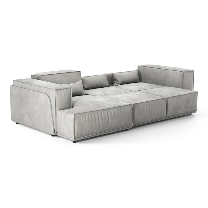  Диван-кровать угловой Vento Classic серого цвета - лучшие Угловые диваны в INMYROOM