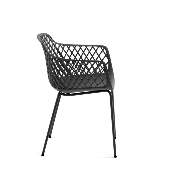 Стул Quinn Grey темно-серого цвета  - купить Обеденные стулья по цене 18990.0