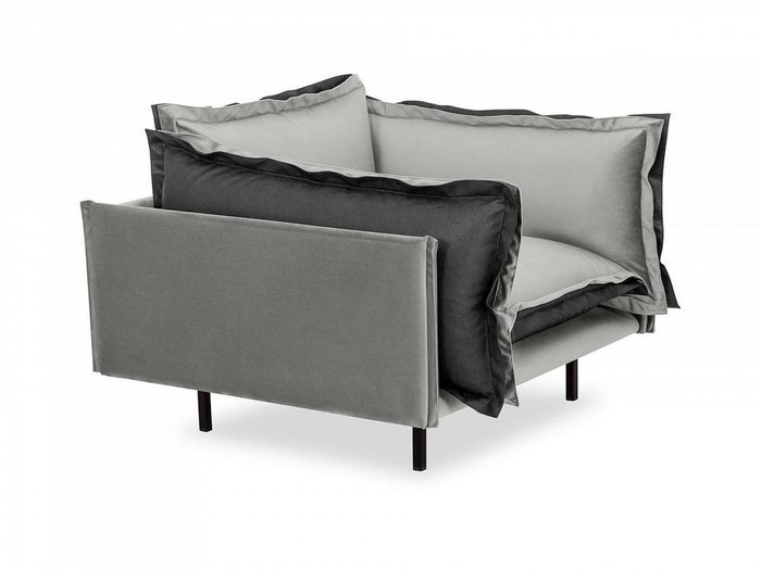 Кресло Barcelona светло-серого цвета - лучшие Интерьерные кресла в INMYROOM