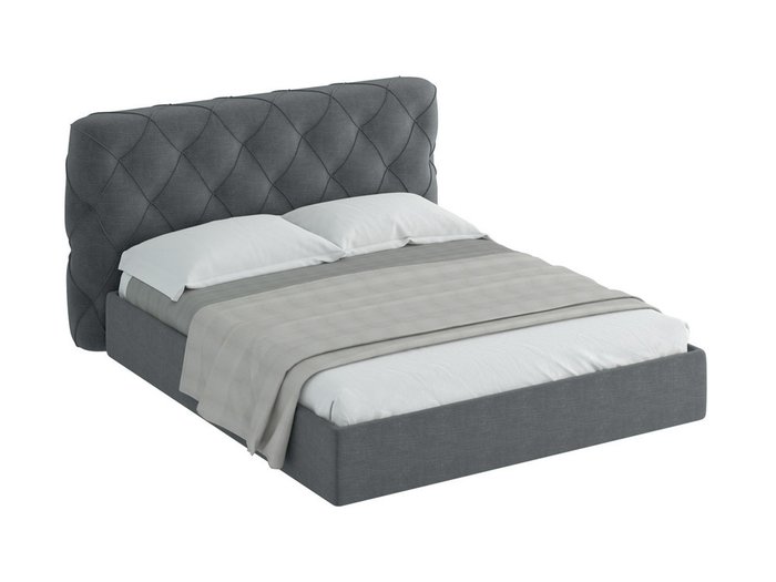 Кровать Ember серого цвета 180х200