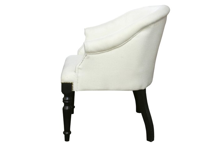 Кресло Hibbol белого цвета - лучшие Интерьерные кресла в INMYROOM