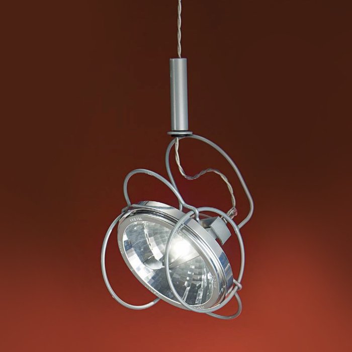 Подвесной светильник Album RADIALE из металла цвета хром - купить Подвесные светильники по цене 12680.0