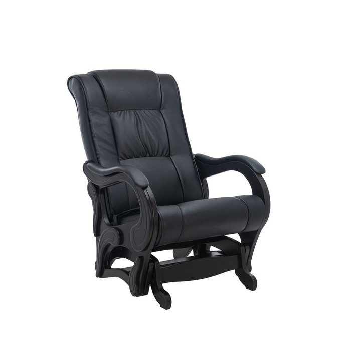 Кресло-глайдер Модель 78 люкс черного цвета