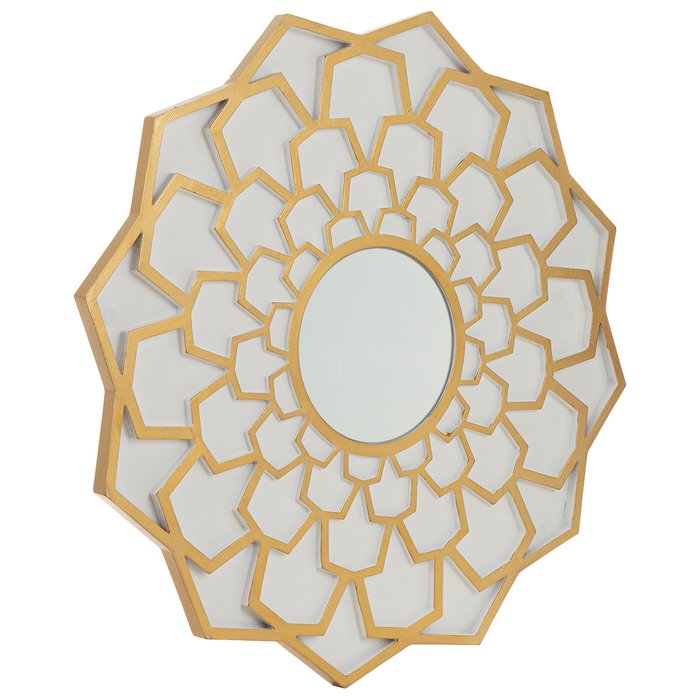 Зеркало настенное Англе золотого цвета   - купить Настенные зеркала по цене 5990.0