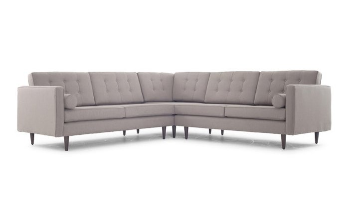 Модульный угловой диван в скандинавском стиле