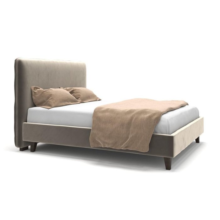 Кровать Brooklyn на ножках бежевая 180х200 - купить Кровати для спальни по цене 64900.0