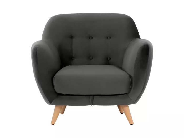 Кресло Loa темно-серого цвета - купить Интерьерные кресла по цене 36900.0
