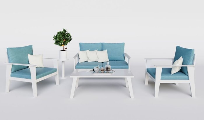 Комплект мебели GARDENINI Riposo - лучшие Комплекты для сада и дачи в INMYROOM