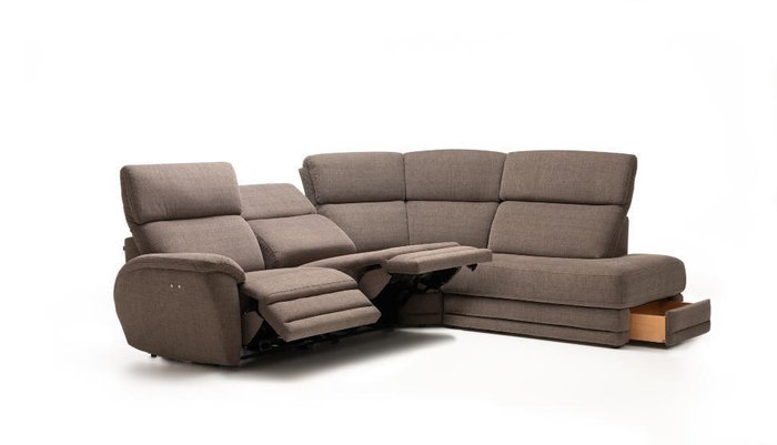 Угловой диван Valmer коричневого цвета - купить Угловые диваны по цене 427245.0