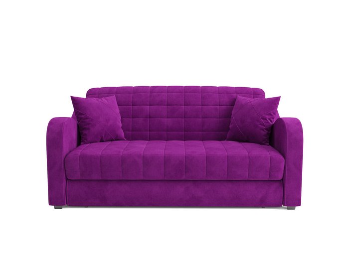 Диван-кровать Барон 4 фиолетового цвета - купить Прямые диваны по цене 34090.0